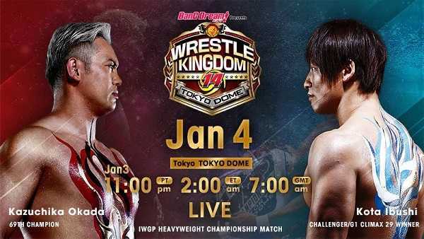 Watch Wrestling NJPW Wrestle Kingdom 14 2020 Live in Tokyo Dome 1/4/20