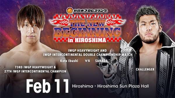 Watch Wrestling NJPW The New Beginning in Hiroshima 2021 2/11/21