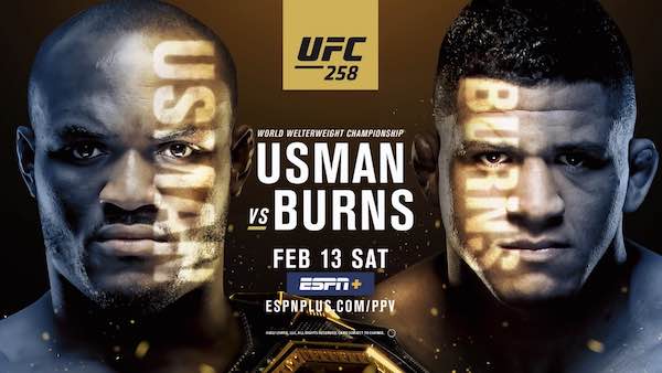 Watch Wrestling UFC 258: Usman vs. Burns 2/13/21 Live Online