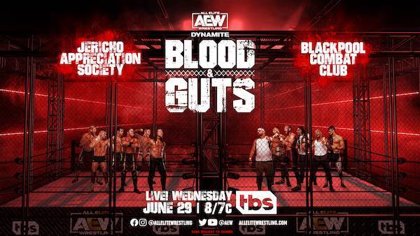 Watch Wrestling AEW Dynamite: Blood and Guts 6/29/22 Live