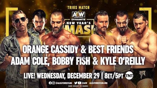 Watch Wrestling AEW Dynamite Live: New Years Smash 12/29/21