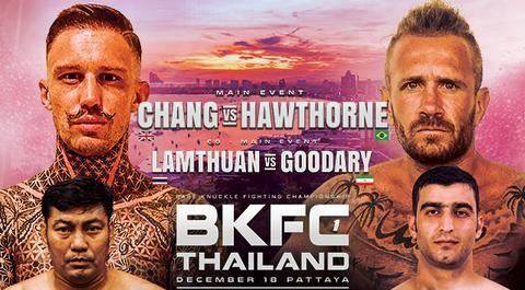 Watch Wrestling BKFC Thailand 1 Chang vs. Hawthorne 12/18/21