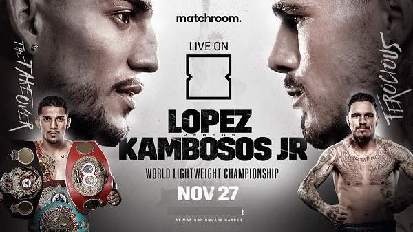 Watch Wrestling Lopez vs. Kambosos Jr 11/27/21