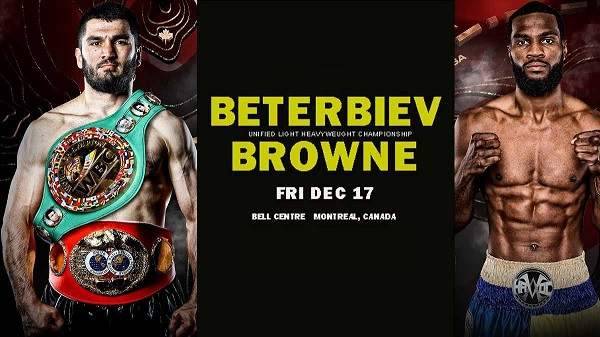 Watch Wrestling The Triple Crown of Boxing: Beterbiev vs. Browne 12/17/21