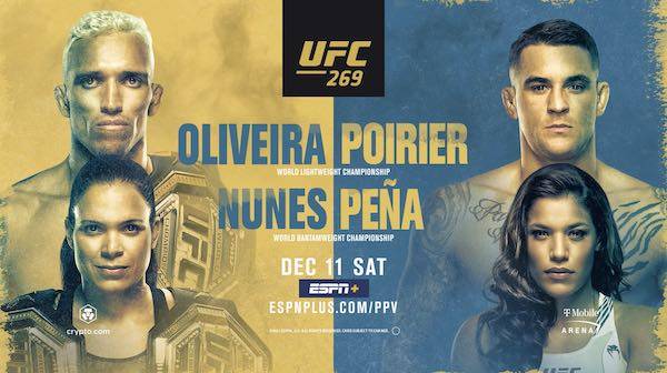 Watch Wrestling UFC 269: Oliveira vs. Poirier