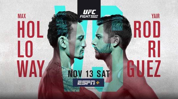 Watch Wrestling UFC Fight Night Vegas 42: Holloway vs. Rodriguez 11/13/21