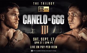 Watch Wrestling Canelo vs. GGG III The Trilogy PPV 9/17/22