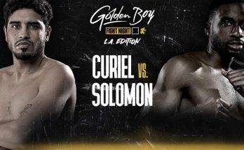 Watch Wrestling Dazn Boxing: Curiel vs. Solomon 12/17/22